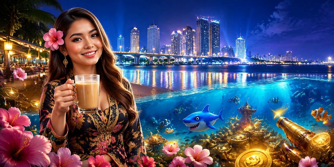 Permainan tembak ikan gaya Melayu dari Johor dengan grafik berwarna-warni
